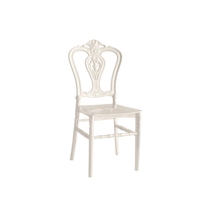 Chiavari Dylan rakásolható polipropilén szék – fehér